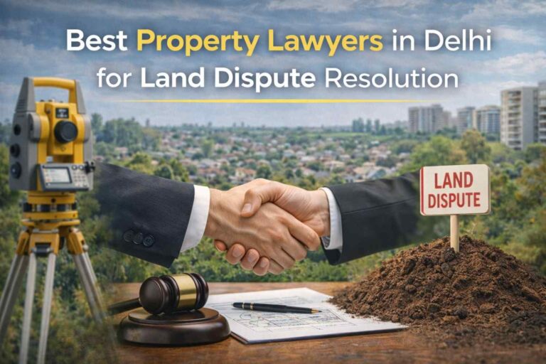 Best Property Lawyers in Delhi for Land Dispute Resolution